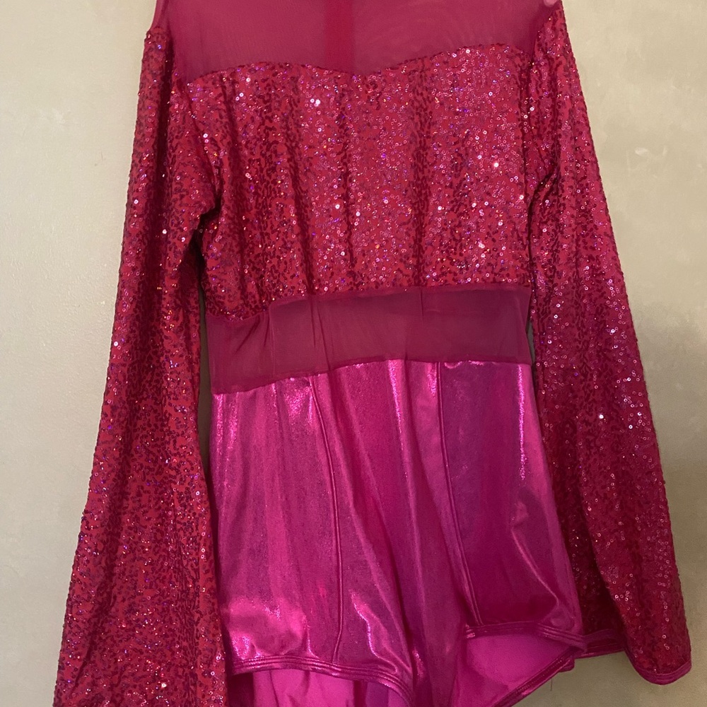 Sparkling Pink Sequin Costome